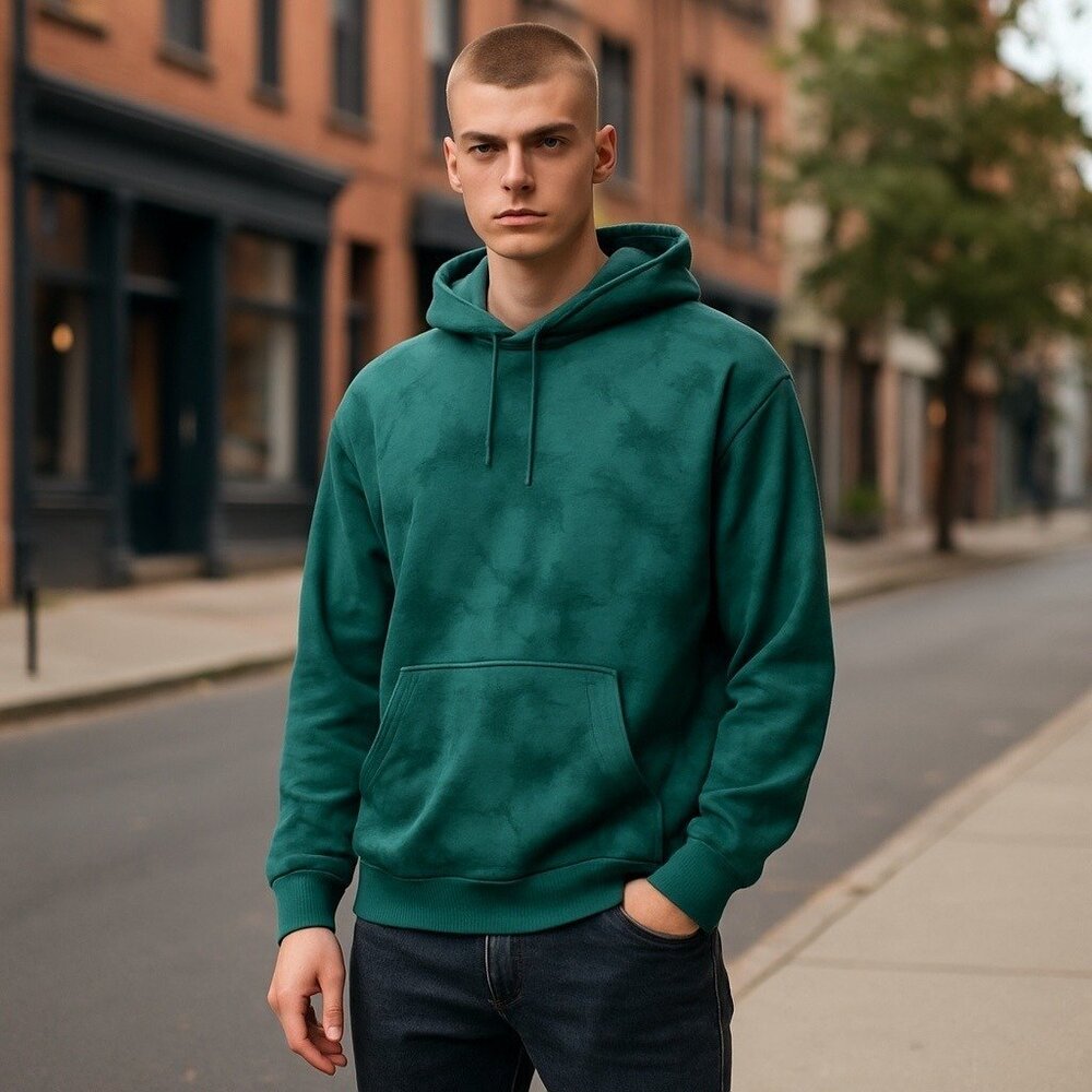 Old Navy XXL Tie-Dye Green Hoodie Sweatshirt Preppy Outdoor Athleisure